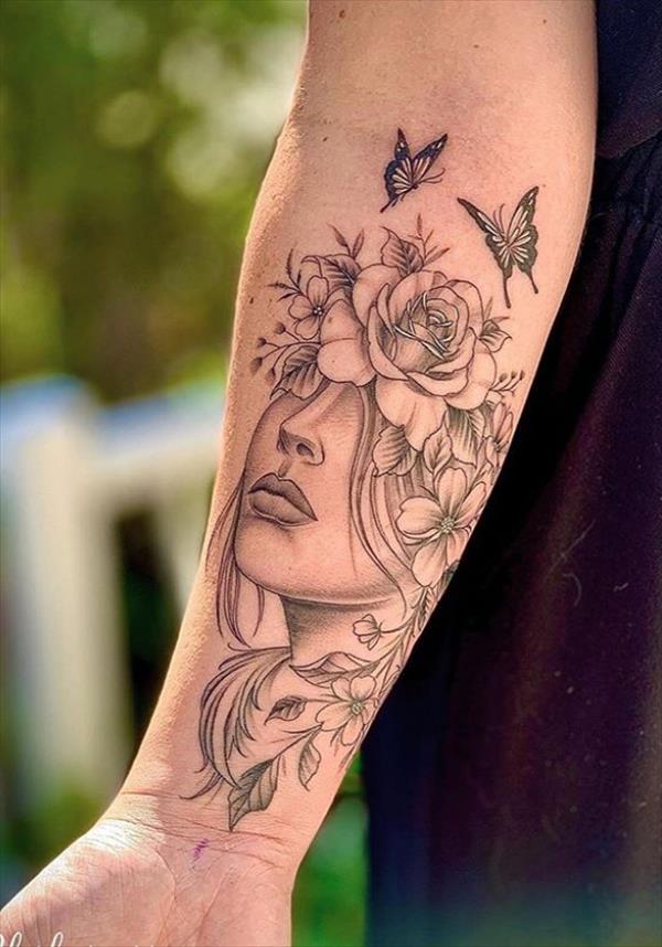 Floral Tattoo Placement Ideas
