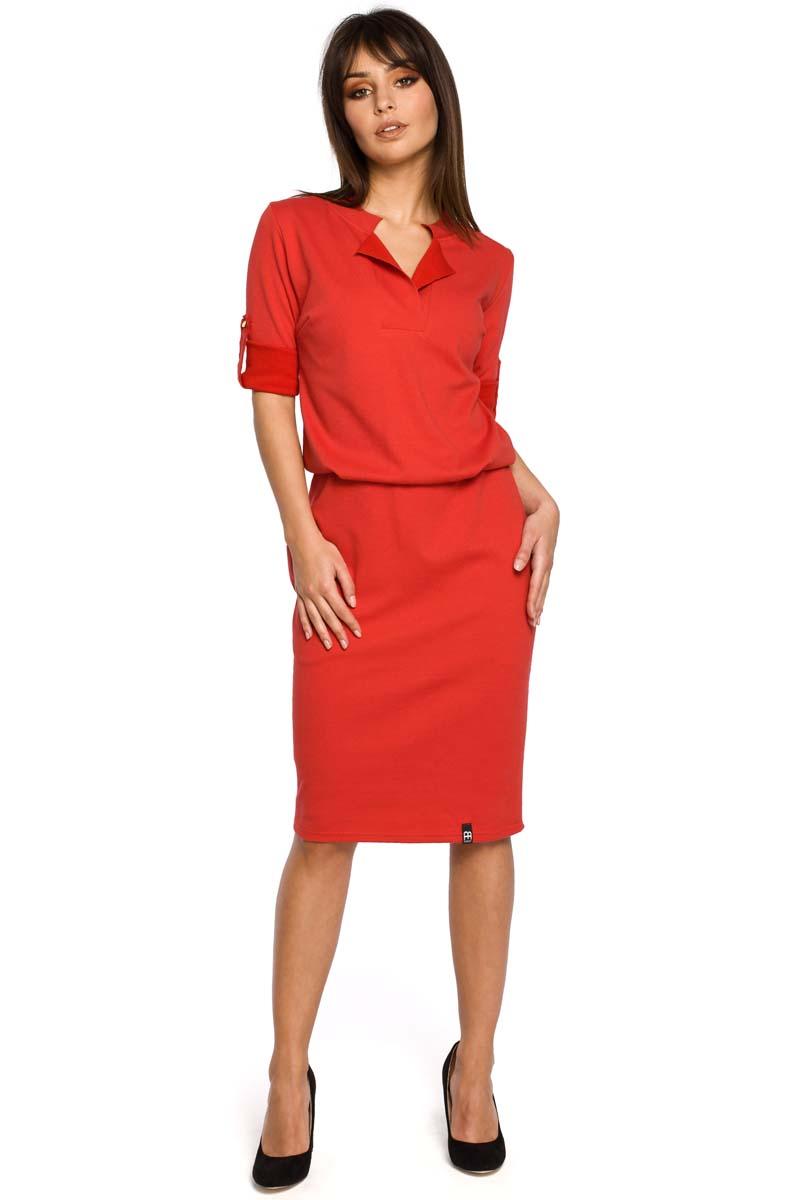 Formal Gown Red Knee Length Dress