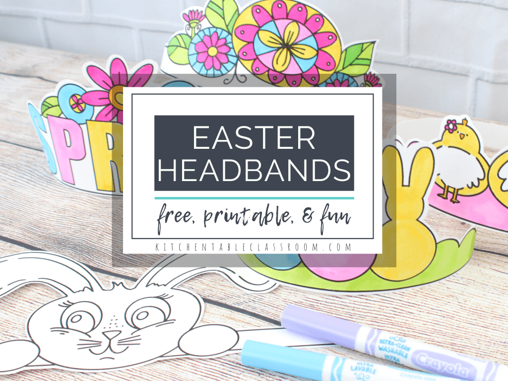 Free Printable Easter Headband Template