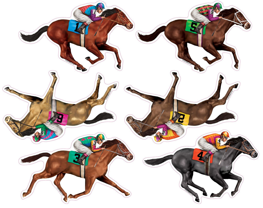 Free Printable Horse Race Game Board Template