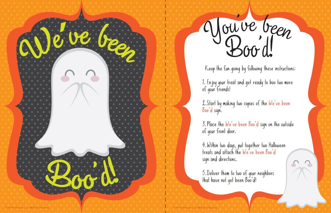 Free You Ve Been Booed Printable Pdf Free