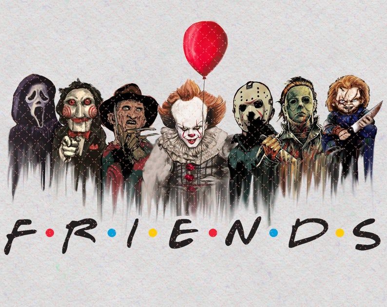 Friends Halloween Background