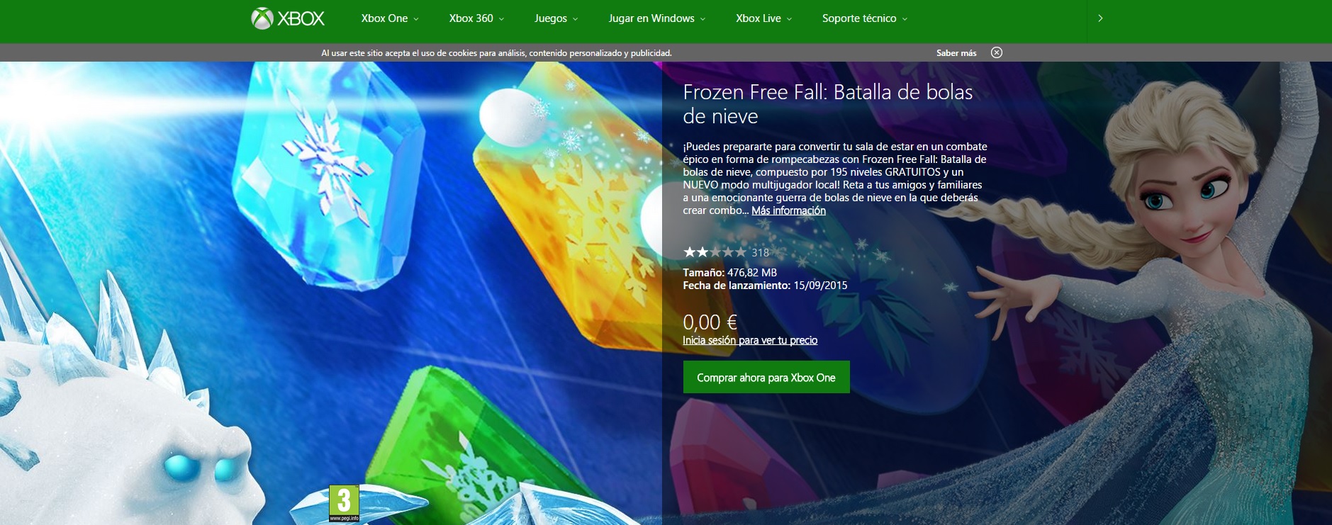 Frozen Xbox 360