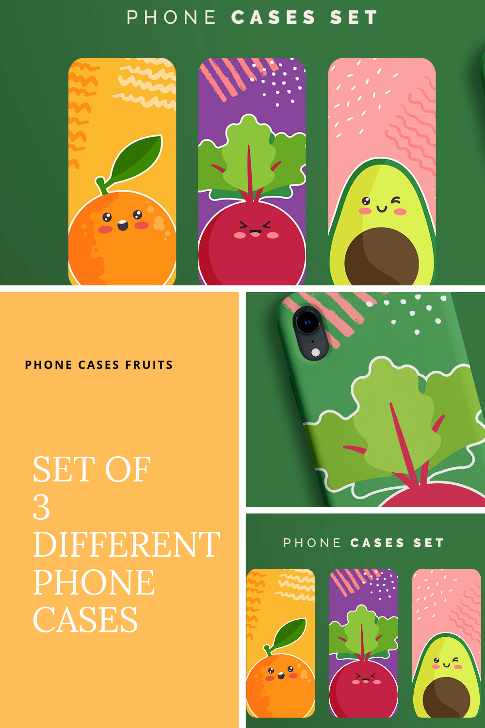 Fruit Phone Case Kawaii