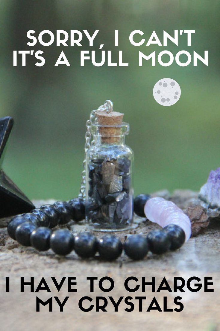 Full Moon Charge Your Crystals