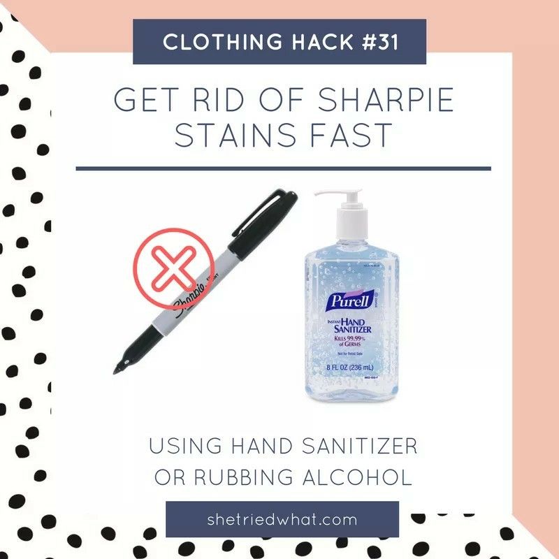 Get Sharpie Out Of Clothes