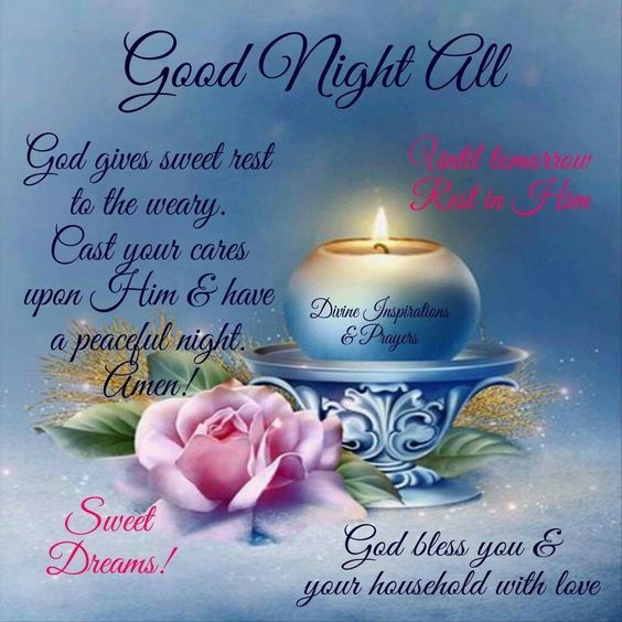 Good Night Message And Prayer For Him