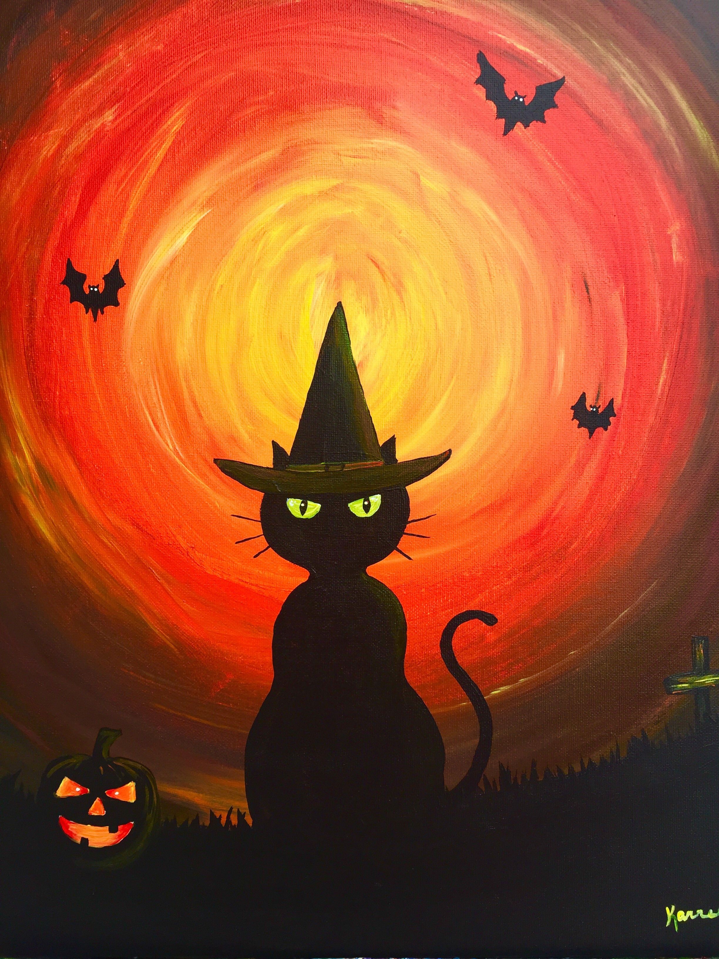 Halloween Painting Ideas Simple
