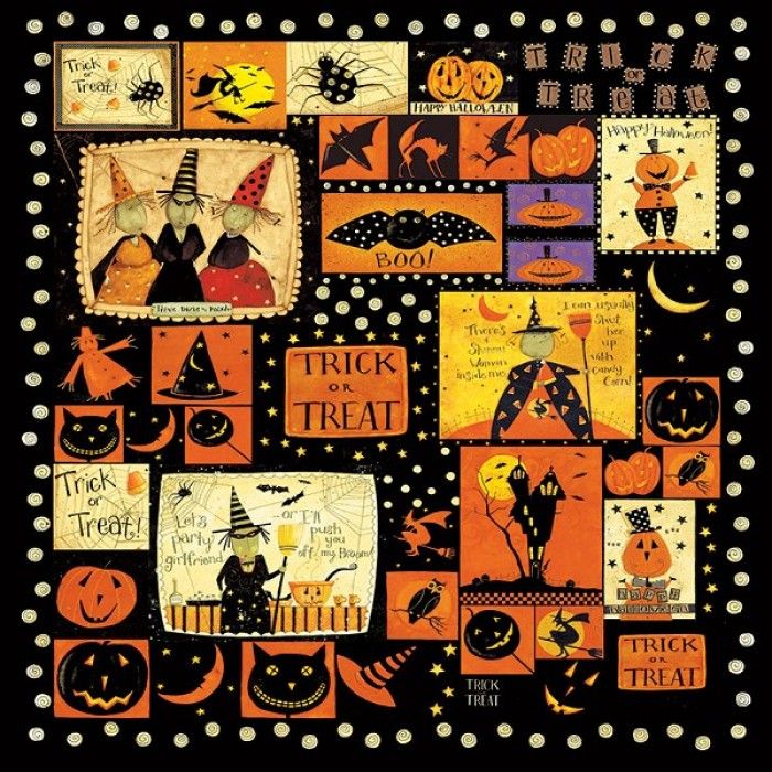 Halloween Panels For Quilting