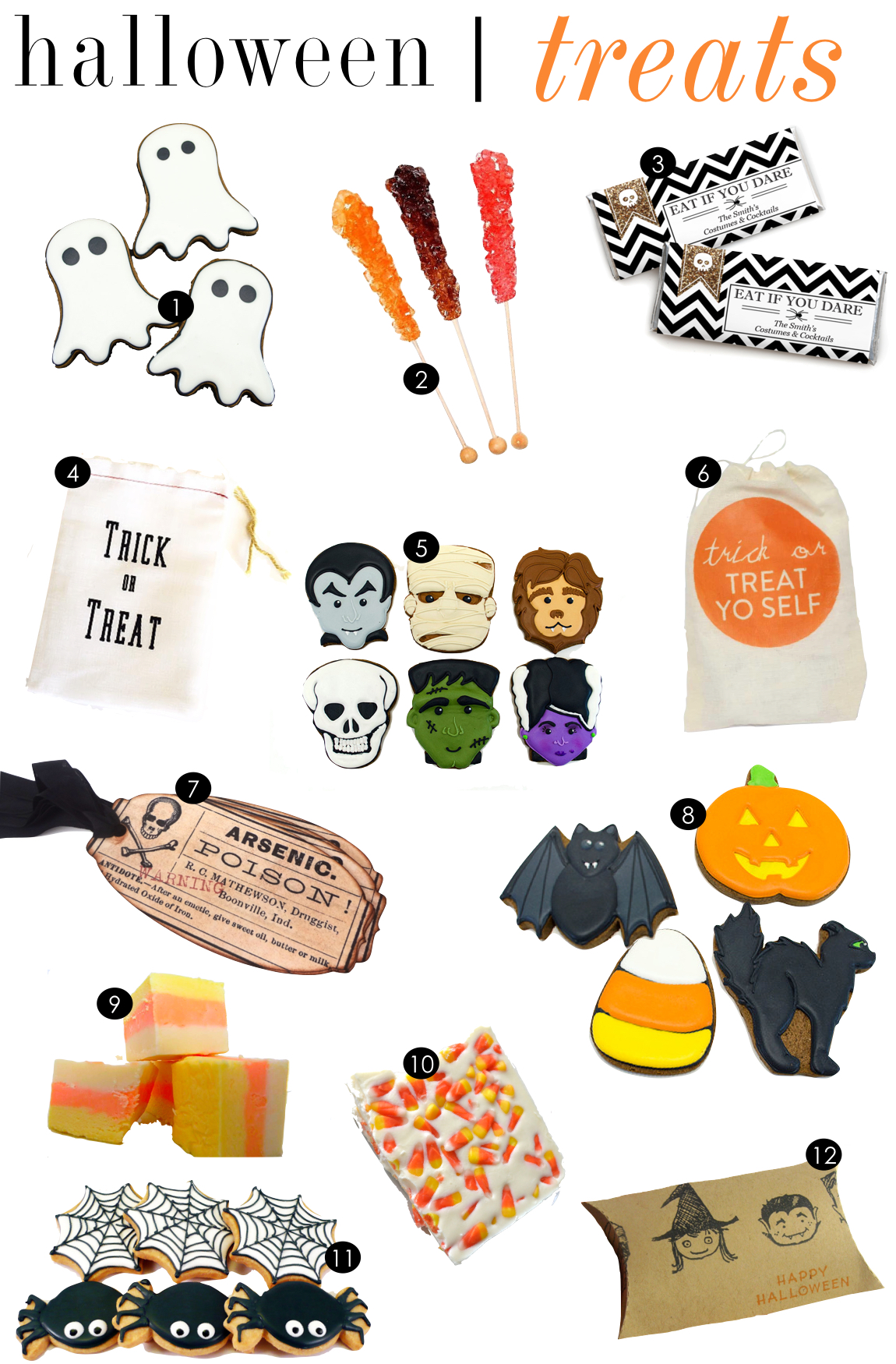 Halloween Treats List