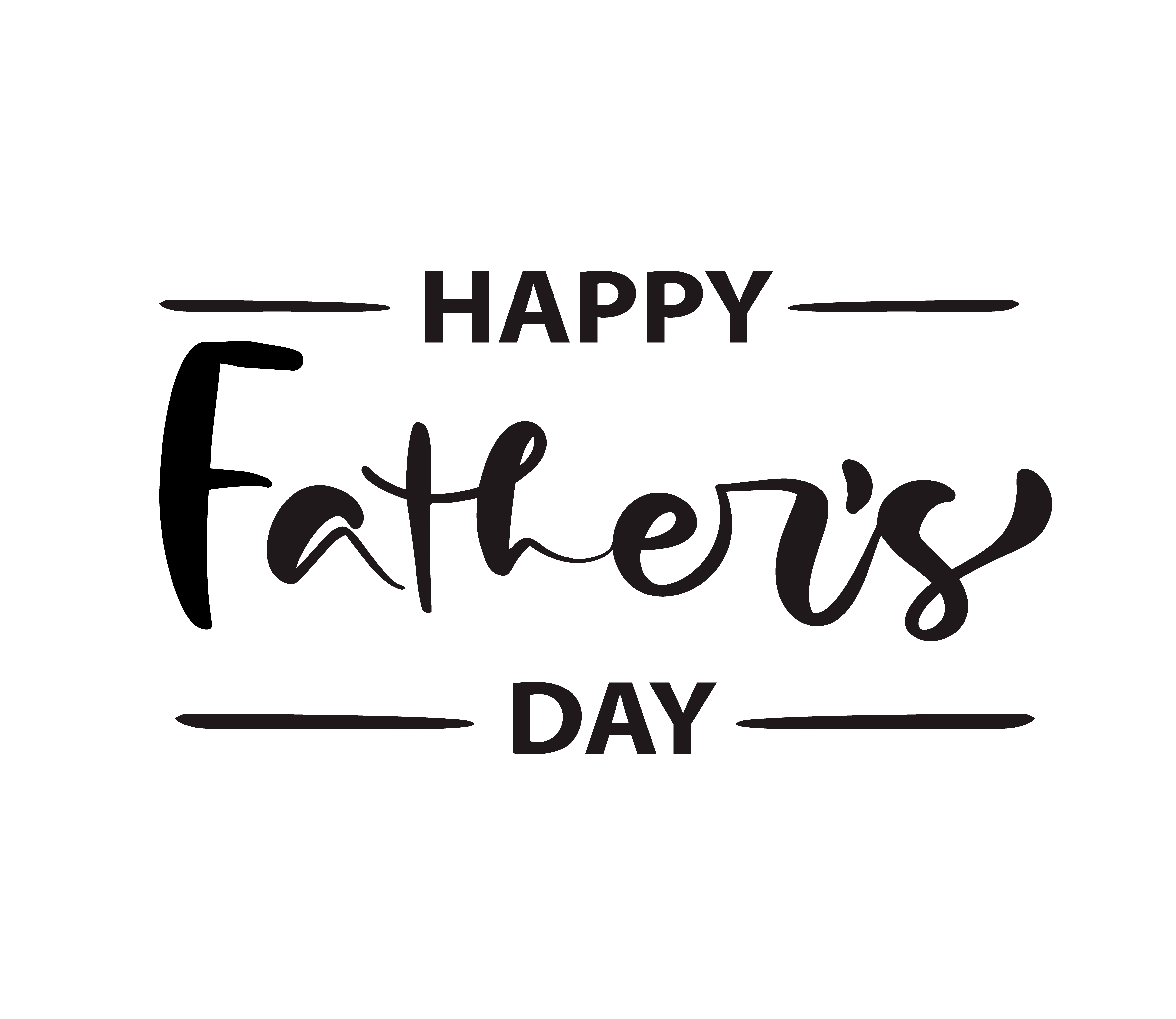 Happy Fathers Day In Fonts