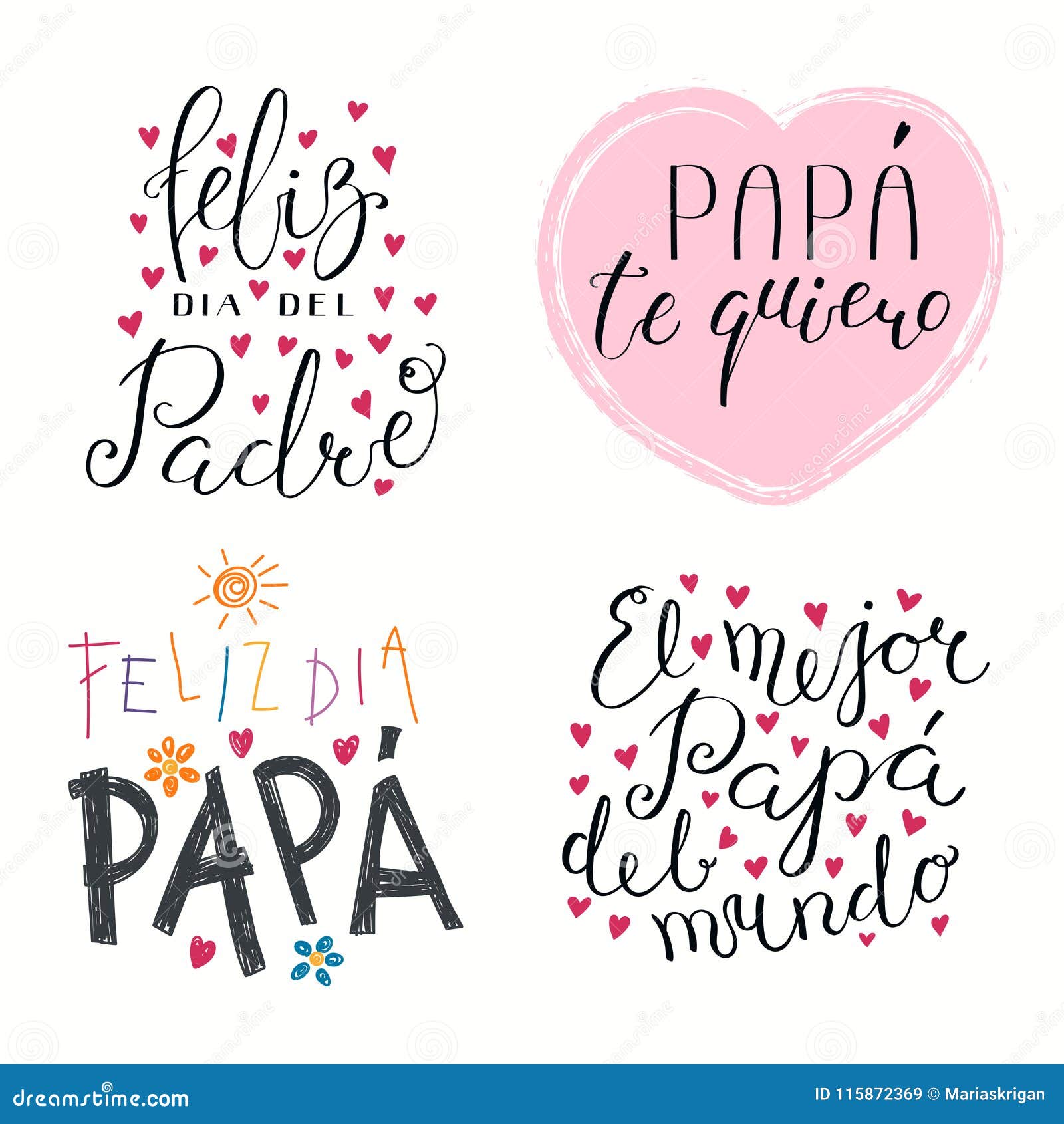 Happy Fathers Day In Spanish Cursive