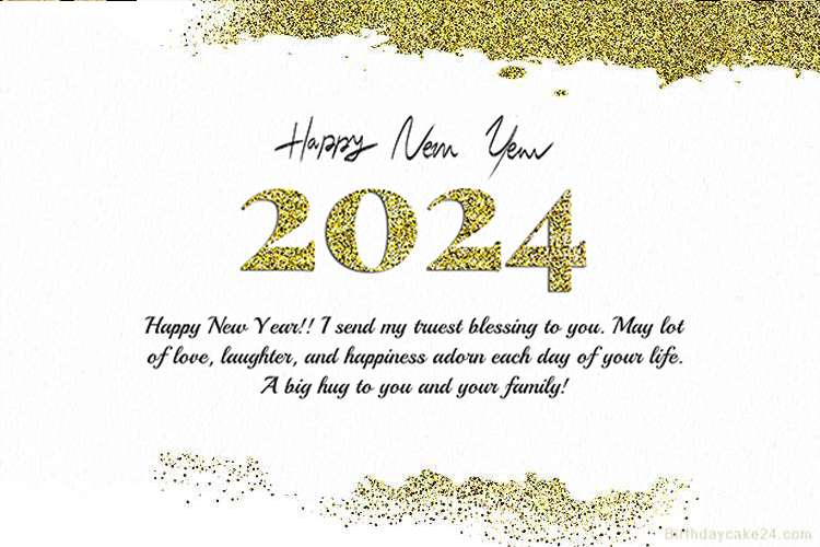 Happy New Year 2024 Wishes My Love Images