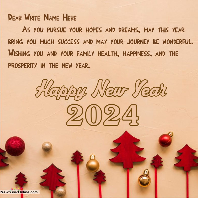 Happy New Year 2024 Wishes Name