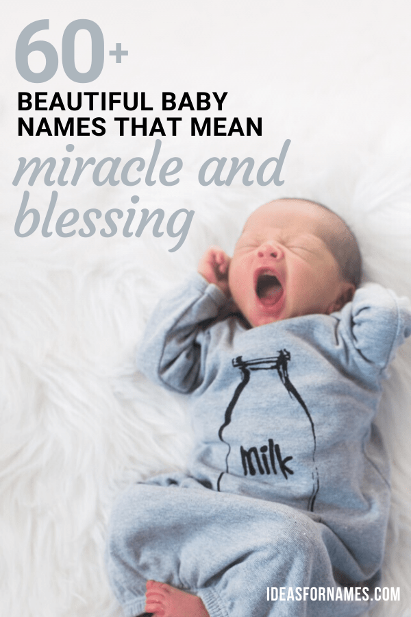 Hebrew Baby Names That Mean Miracle