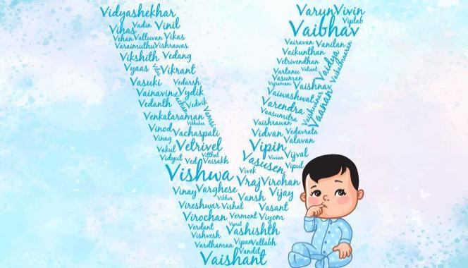 Hindu Baby Boy Names Alphabet V