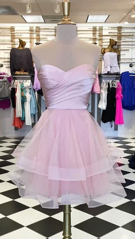 Homecoming Dresses Light Pink