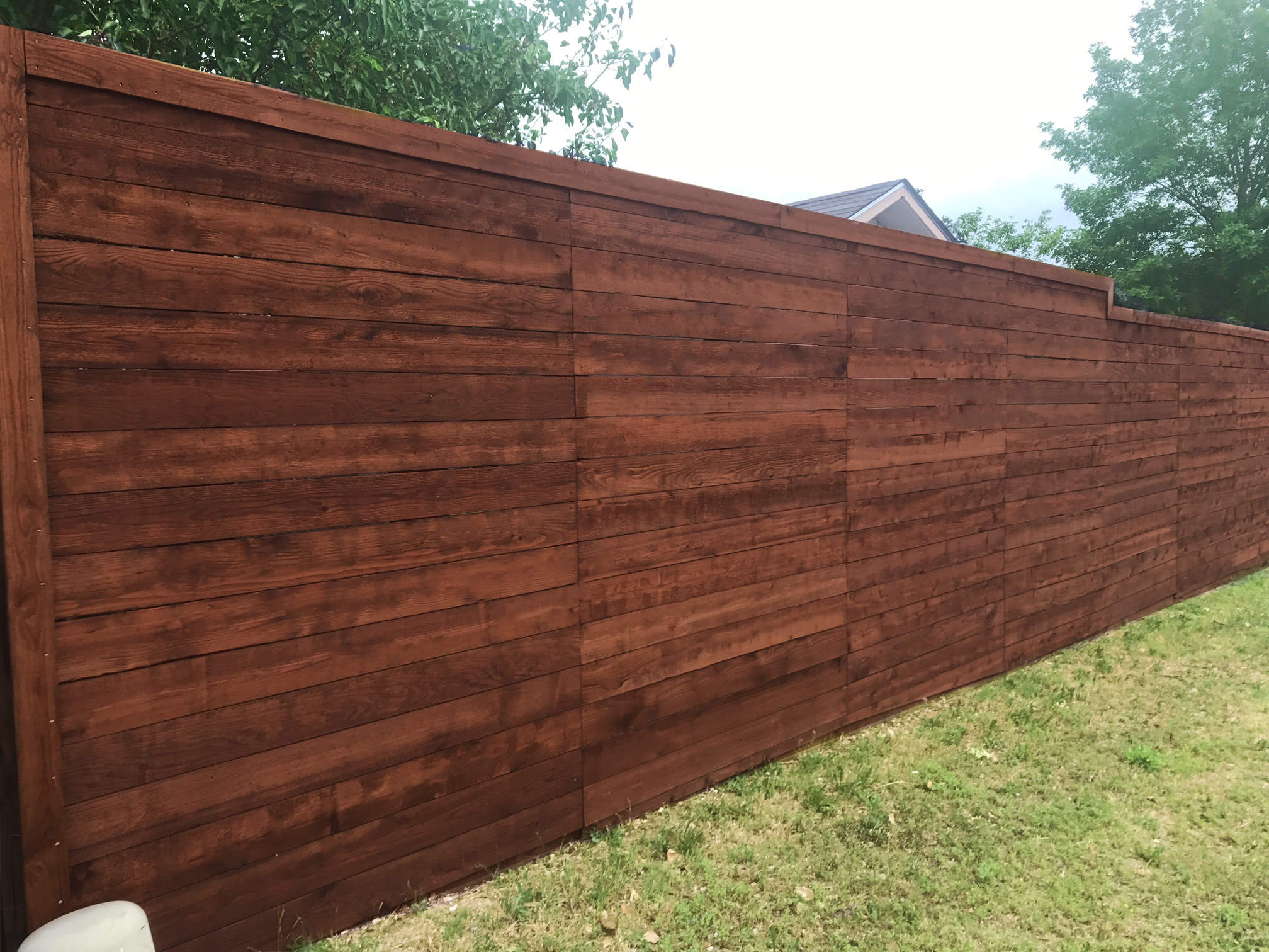 Horizontal Wood Fence Materials