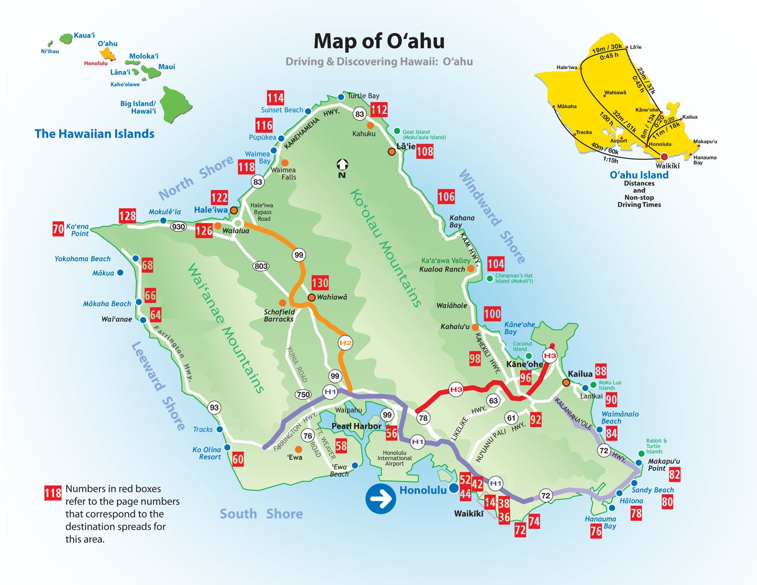 How Many Miles Around Oahu