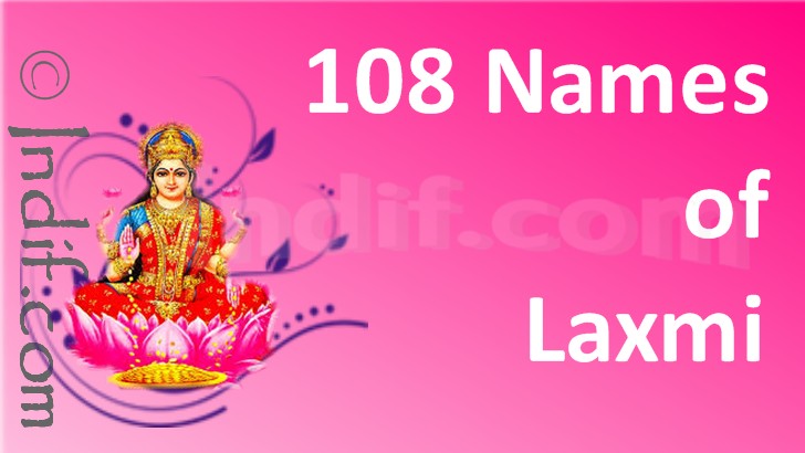 How Many Names Of Goddess Laxmi