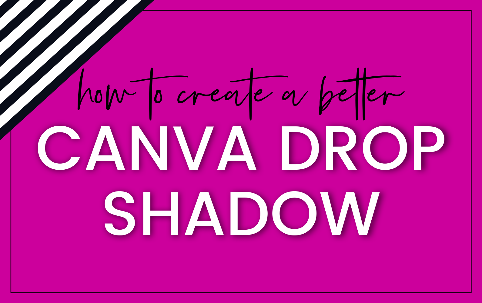 How To Add Border To Font In Canva