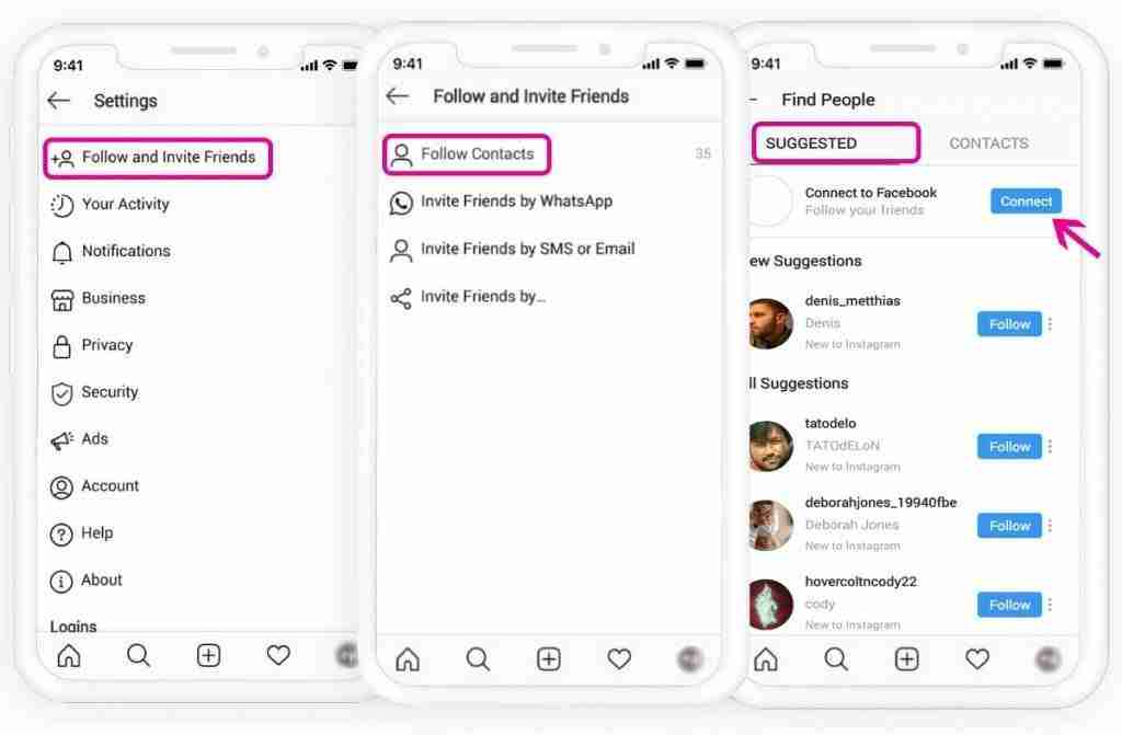 How To Add Friends On Instagram From Contacts