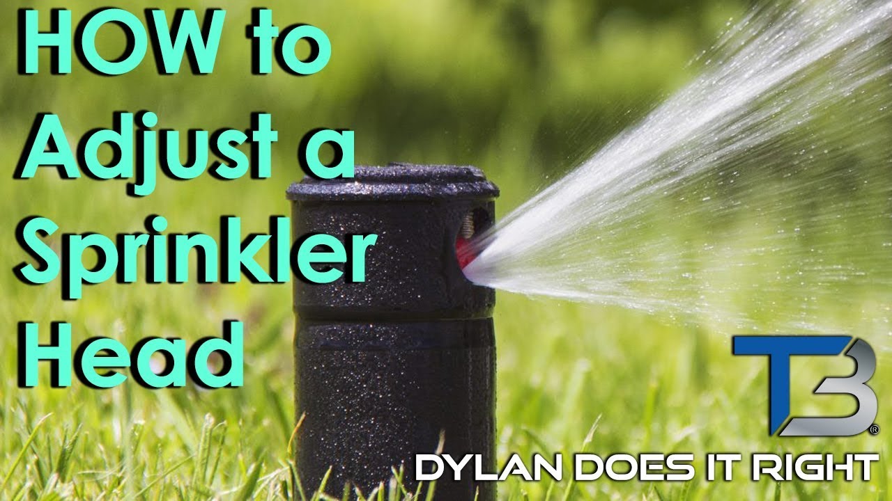 How To Adjust Sprinkler Heads Youtube