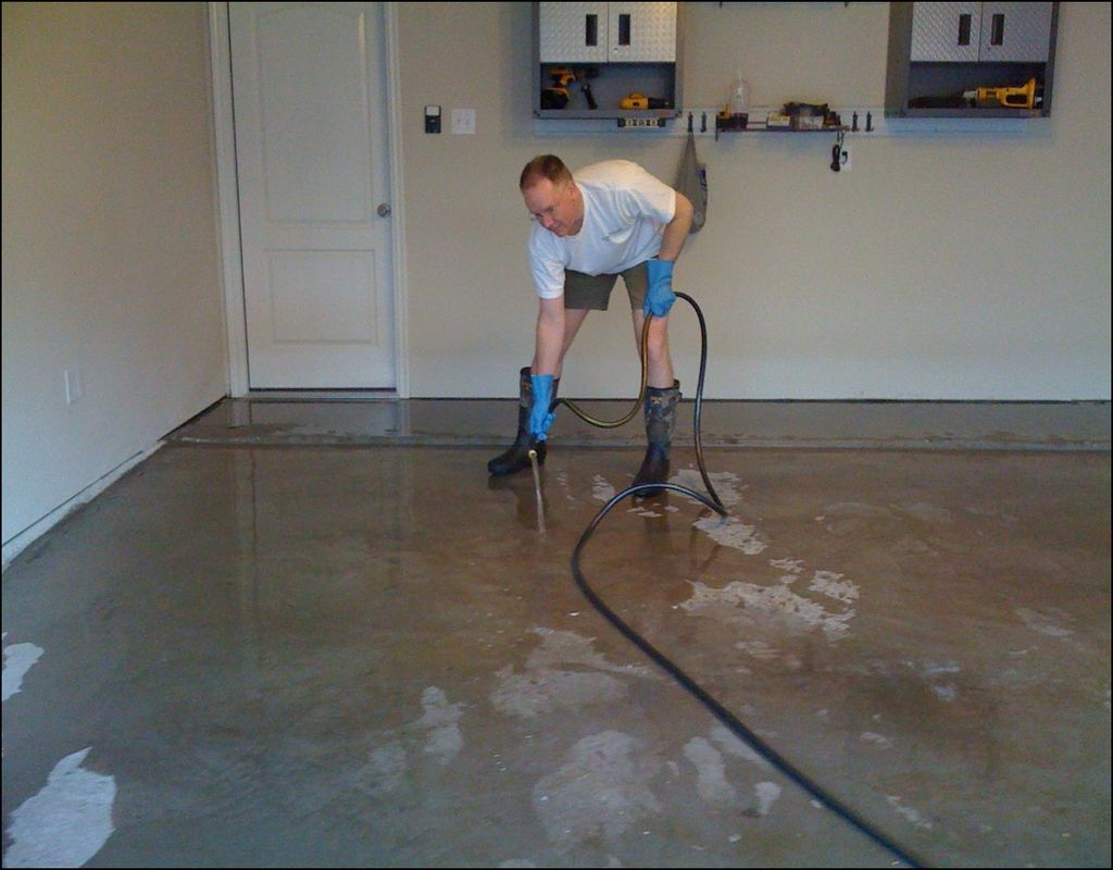 How To Clean Garage Floor Concrete