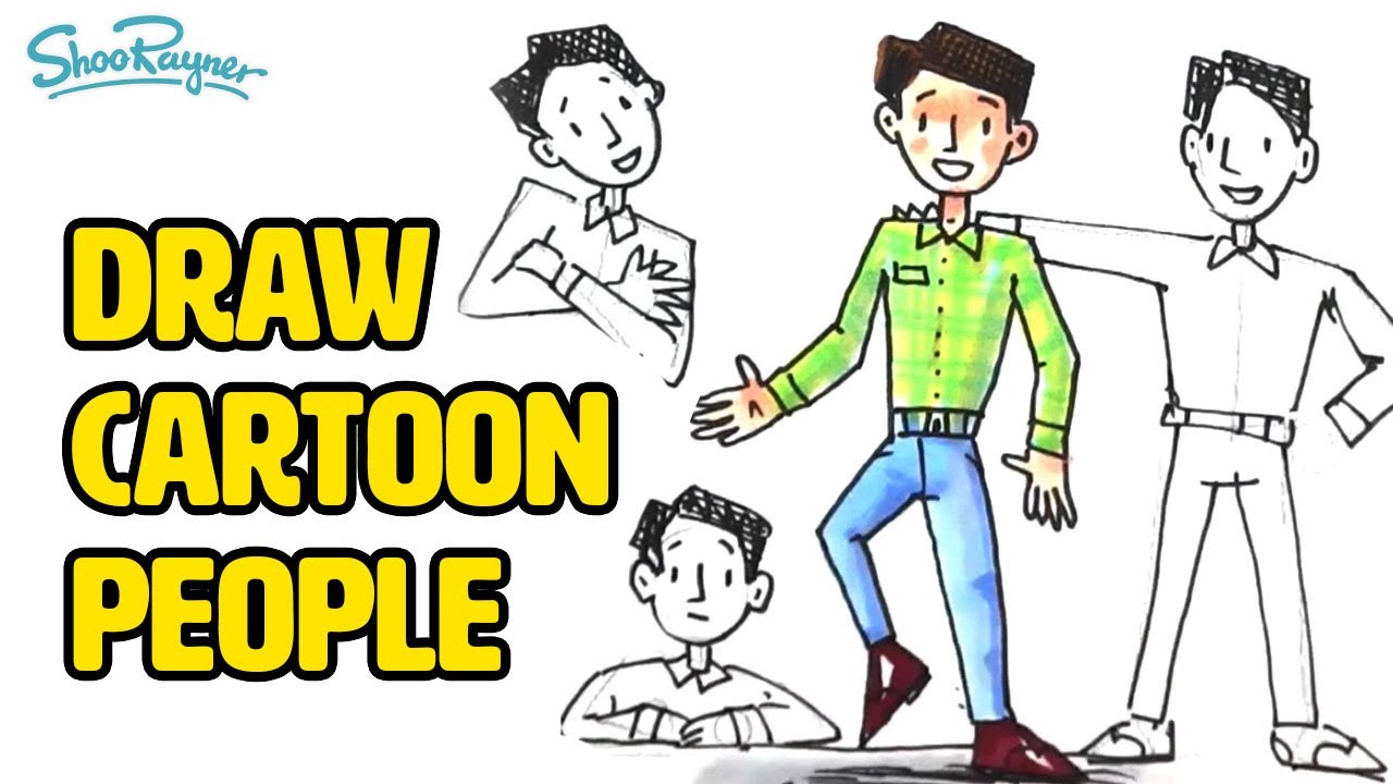How To Draw A Cartoon Person In Photoshop