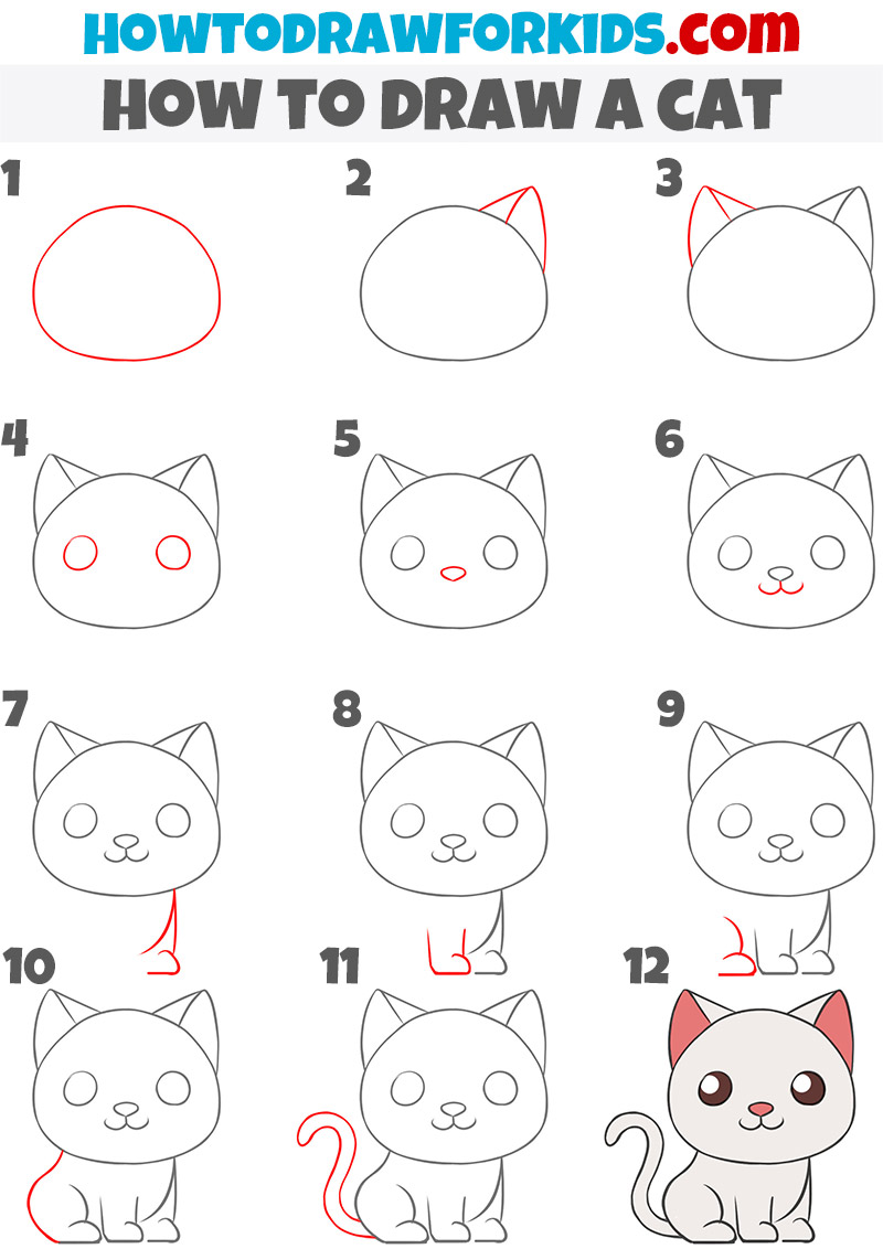 How To Draw A Cat In A Box Easy