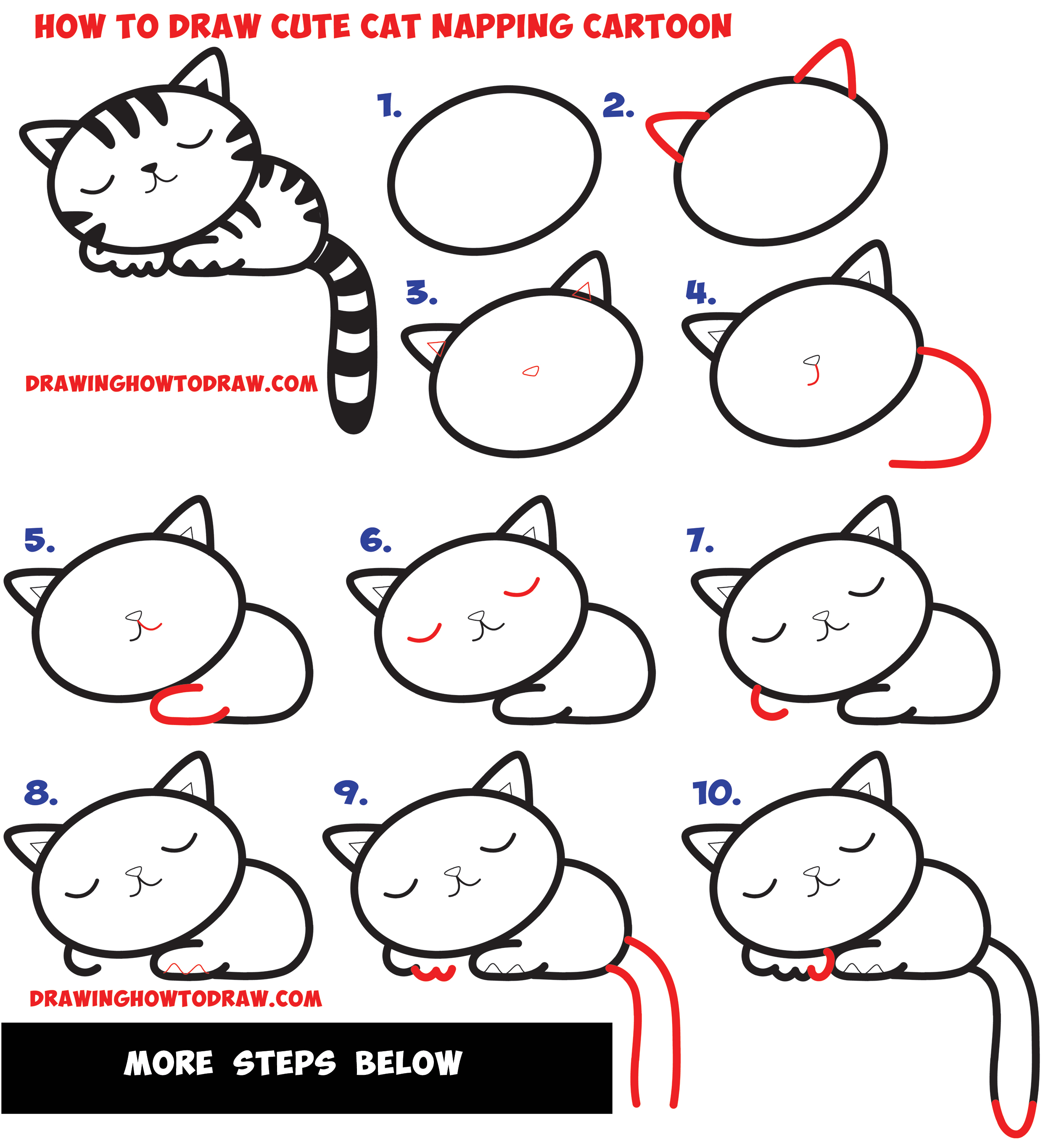 How To Draw A Cat Really Easy