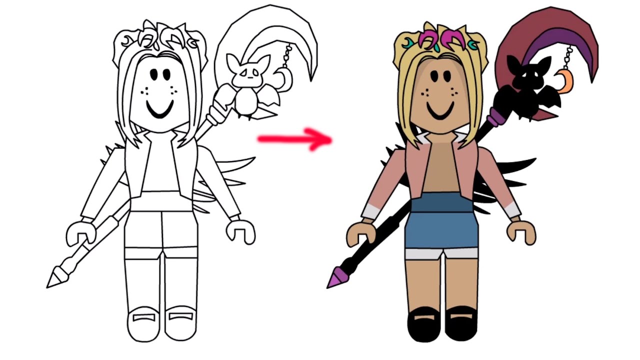 How To Draw A Roblox Character On Youtube