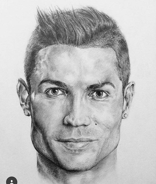 How To Draw A Ronaldo Face