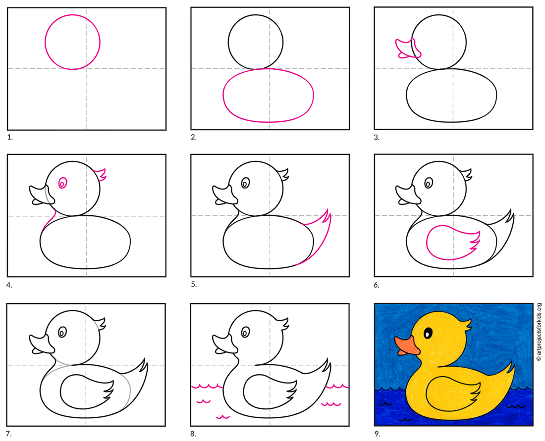 How To Draw A Rubber Duck Video