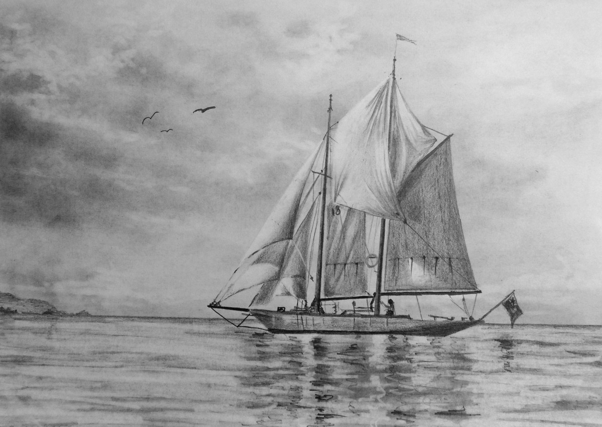 How To Draw A Sailboat For Beginners