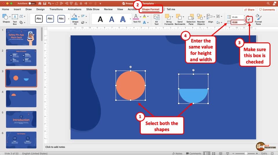 How To Draw A Semi Circle Line In Powerpoint