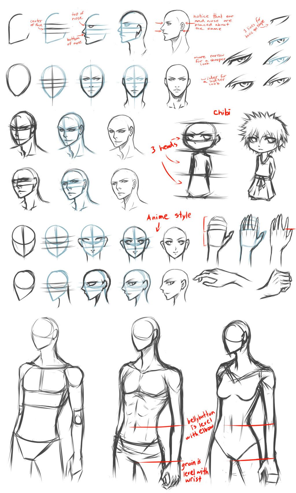 How To Draw An Anime Body Male
