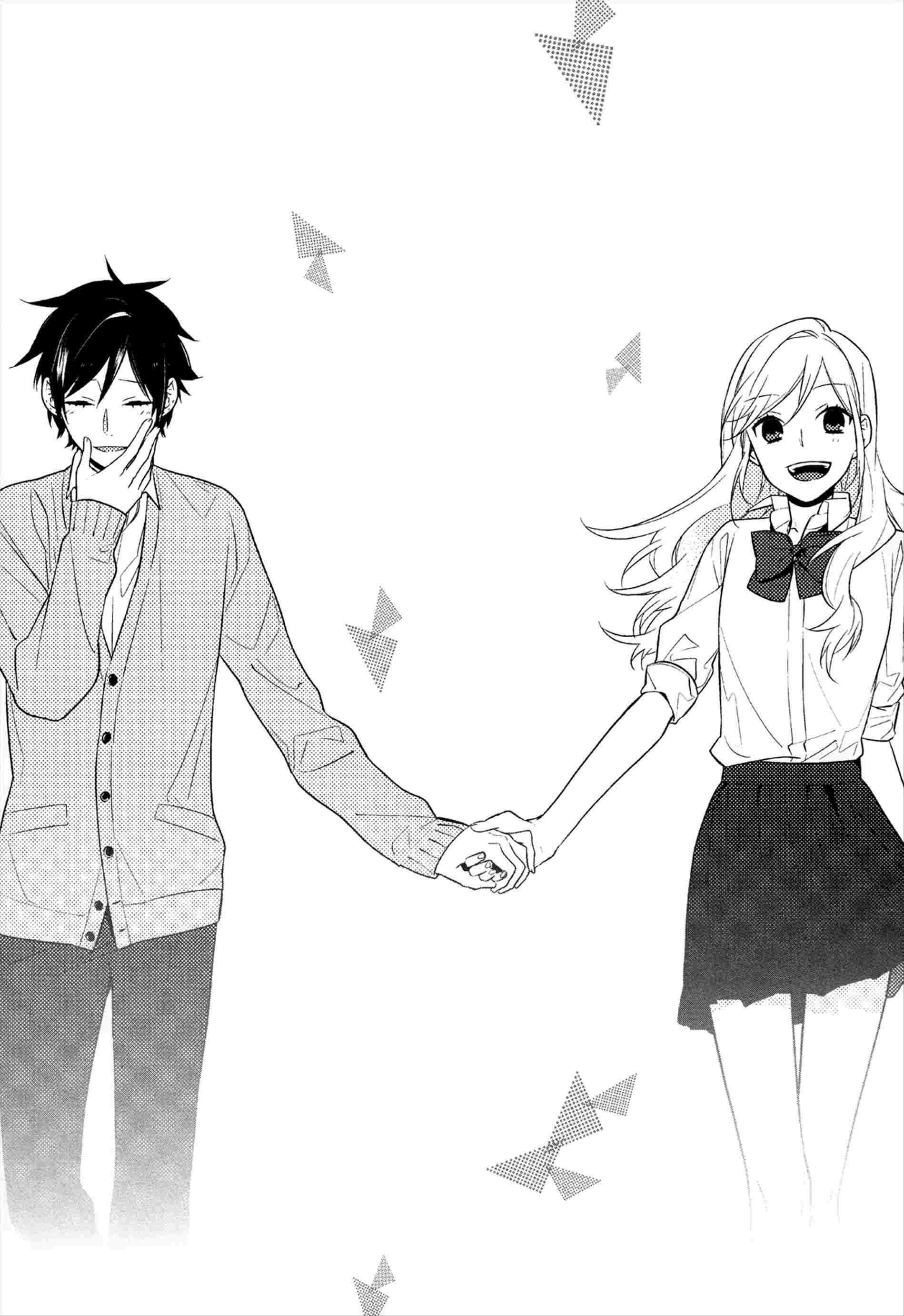 How To Draw An Anime Couple Holding Hands