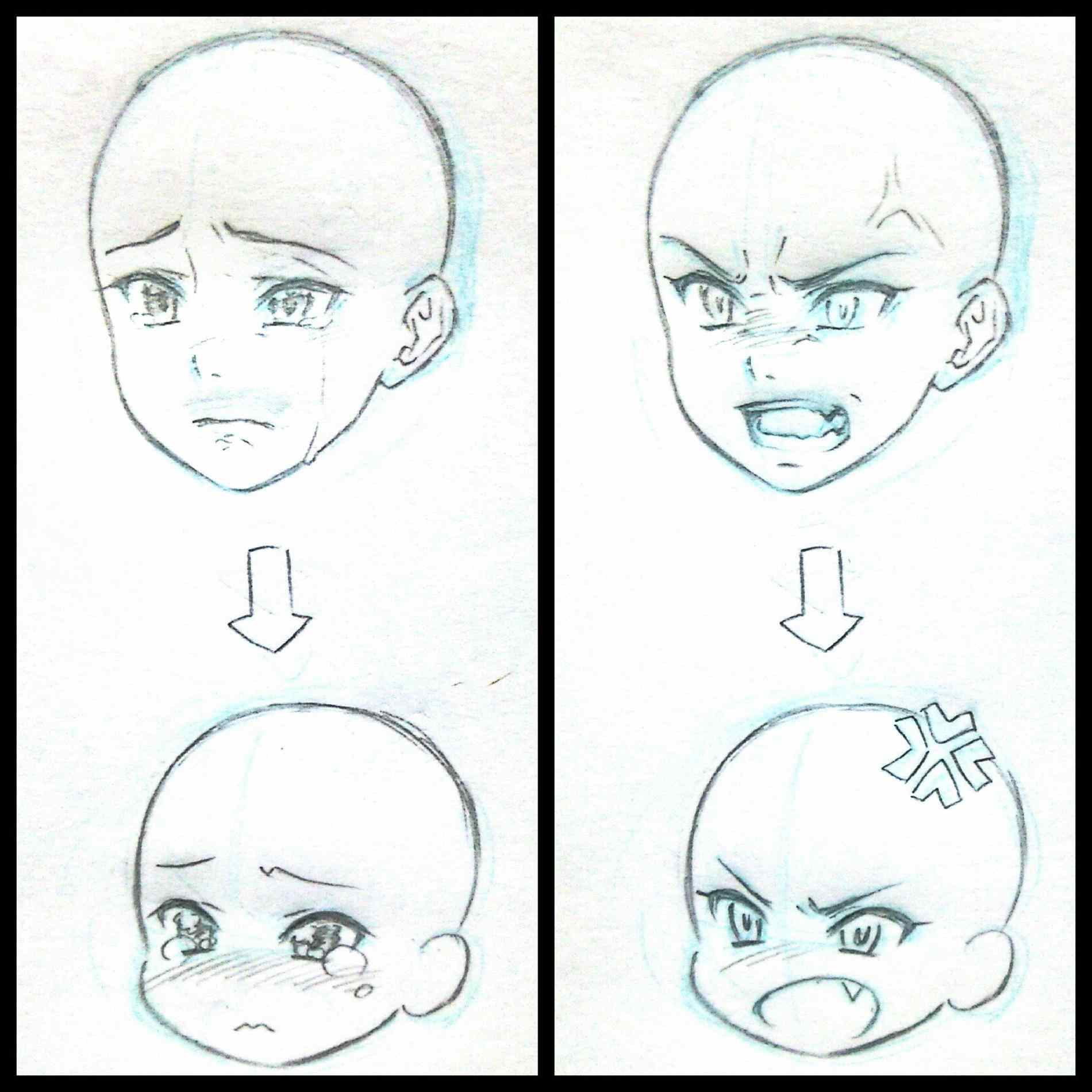 How To Draw Anime Face Male Step By Step