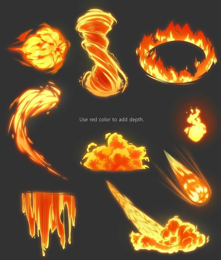 How To Draw Anime Fire