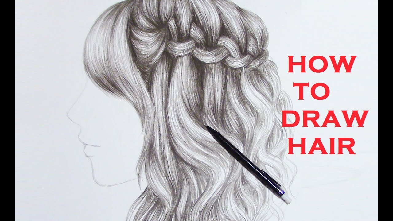How To Draw Curly Braids