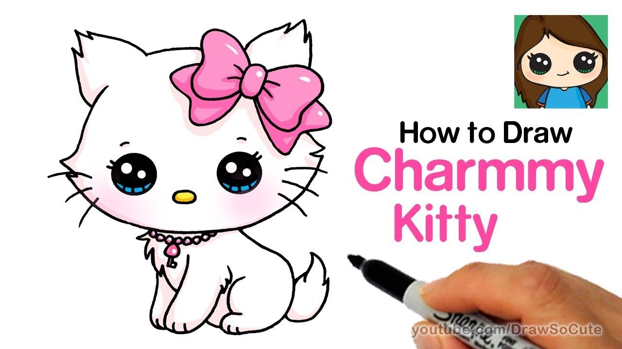 How To Draw Cute Cat Easy