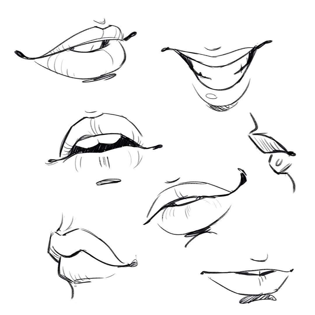 How To Draw Different Mouths