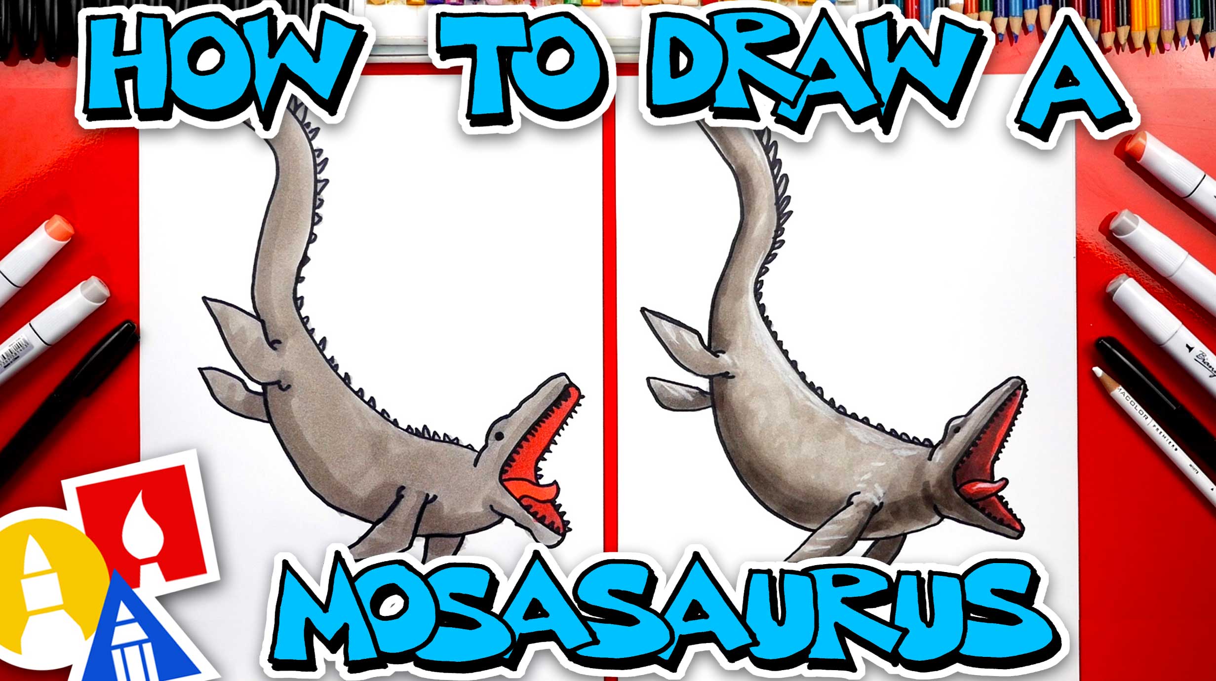 How To Draw Dinosaur Art Hub