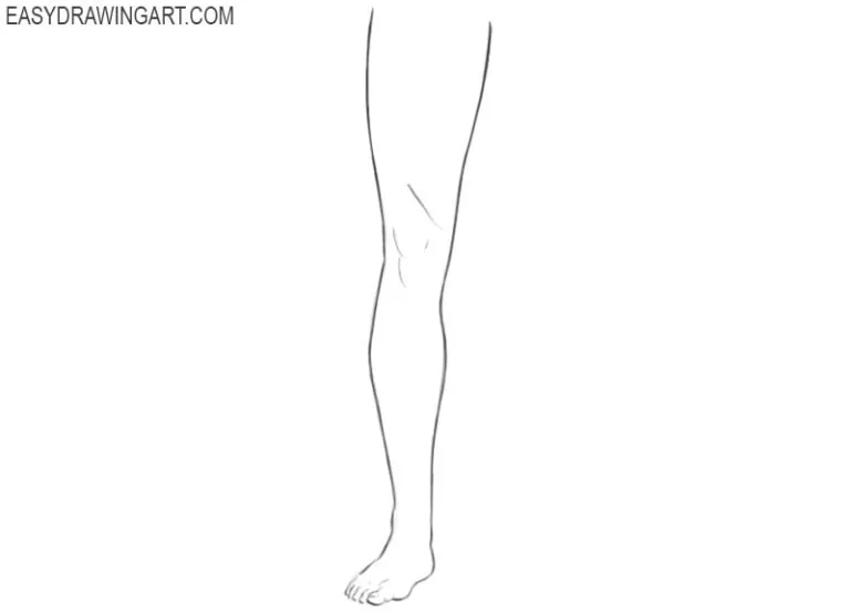 How To Draw Legs Facing Forward