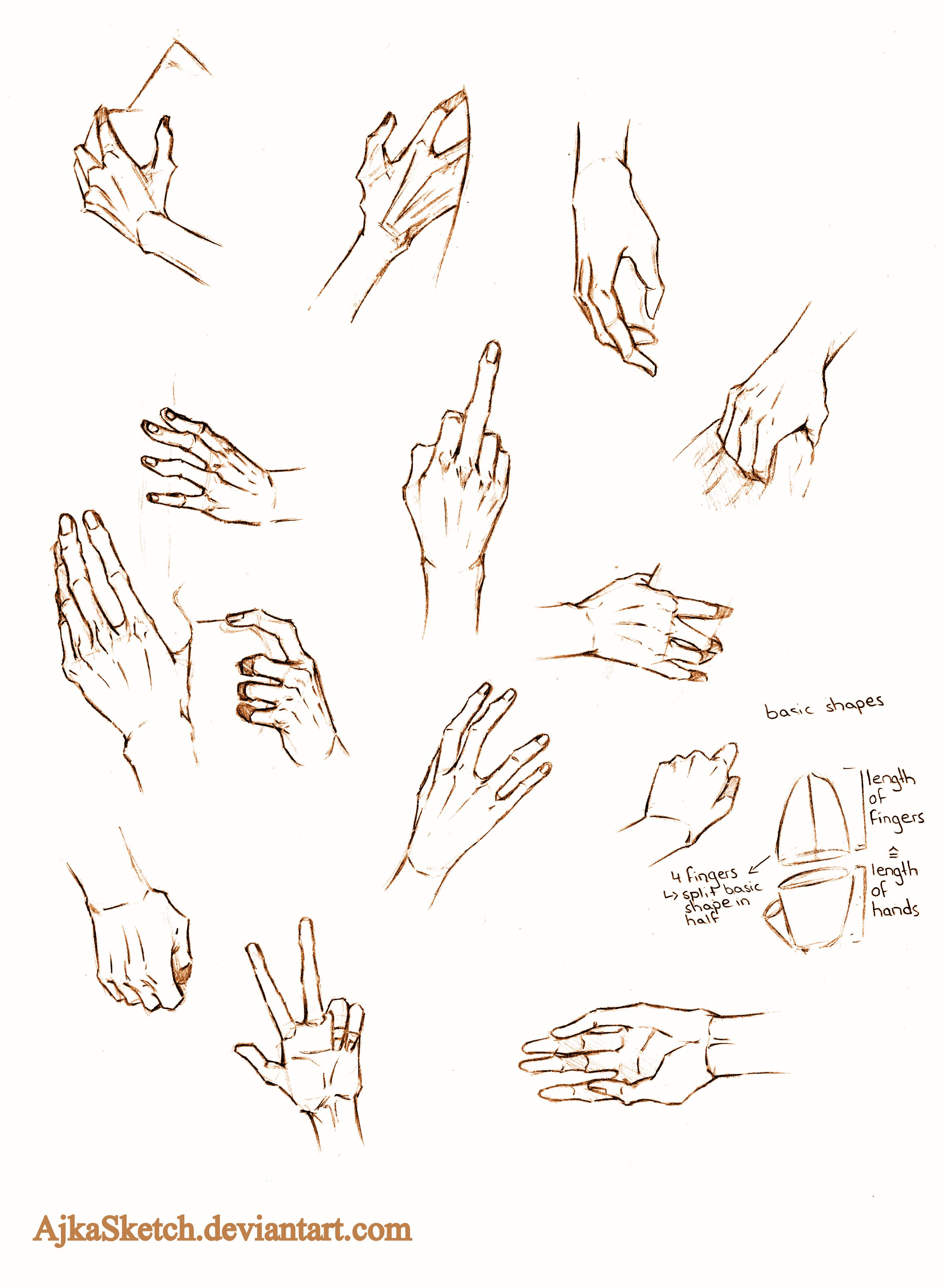 How To Draw Manga Hands Holding