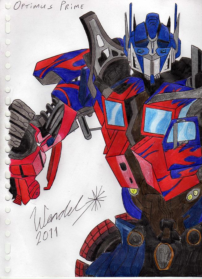How To Draw Optimus Prime Hard