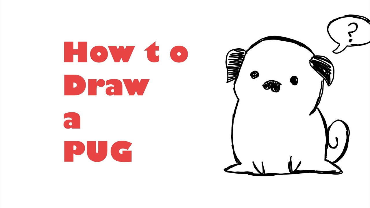 How To Draw Pig The Pug Art Hub