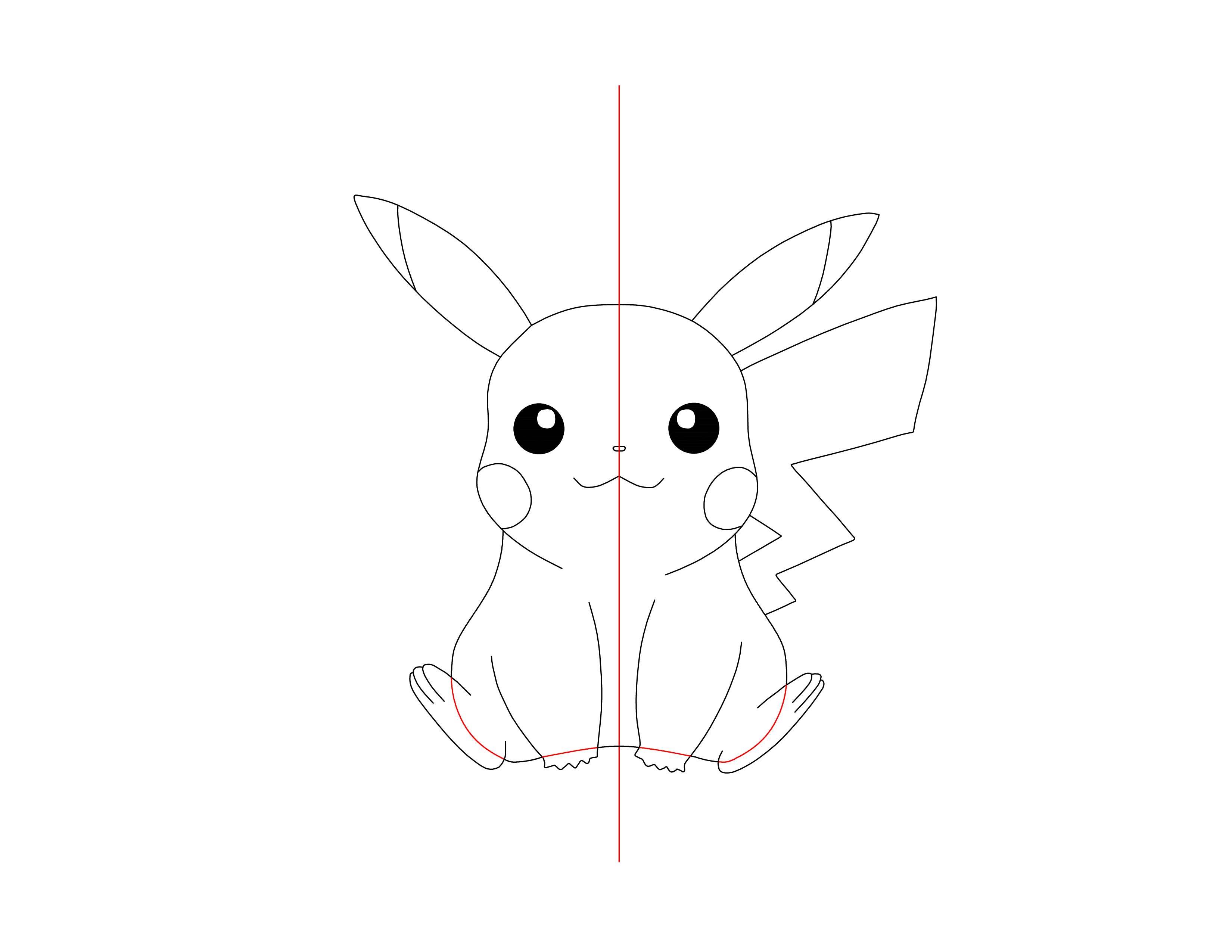 How To Draw Pikachu Arms