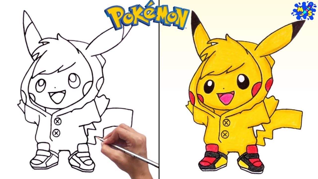 How To Draw Pikachu Goku